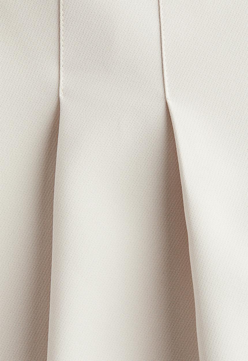 H&M - Pleated skort - light beige