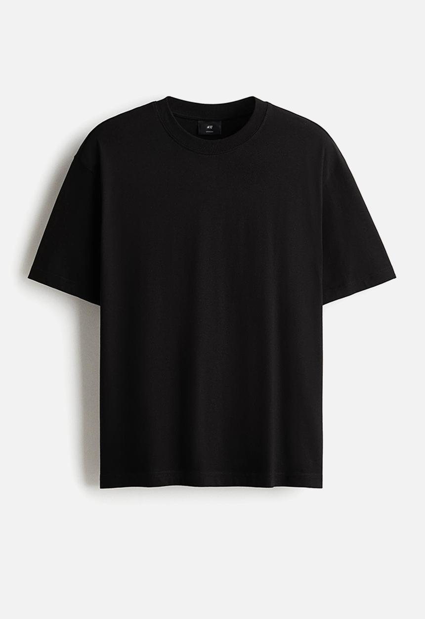 H&M - Loose fit T-shirt - black