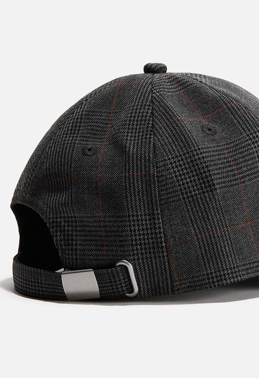 H&M - Motif-detail cotton cap - grey harvard