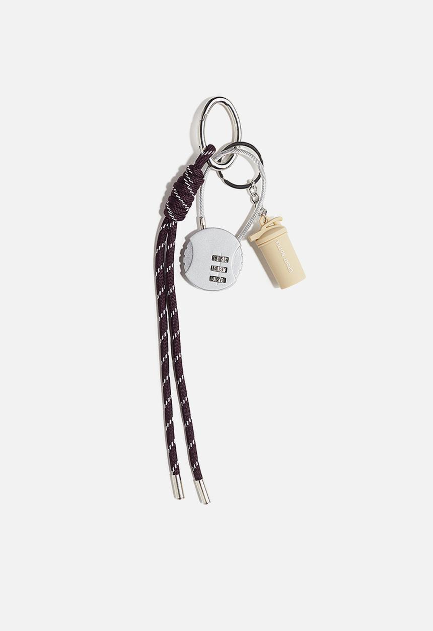 H&M - Bag charm - silver-coloured padlock