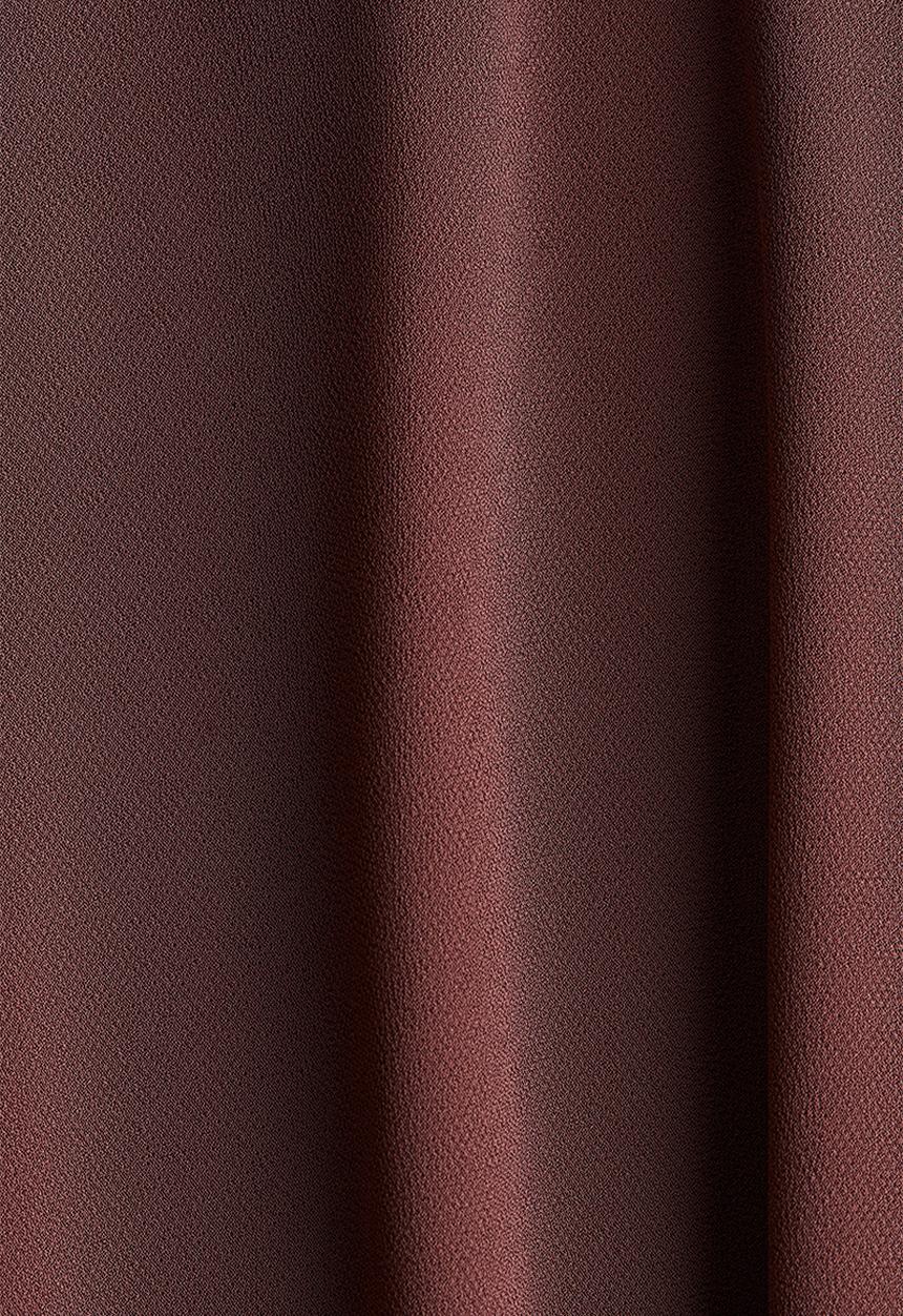 H&M - Tie-neck dress - burgundy 
