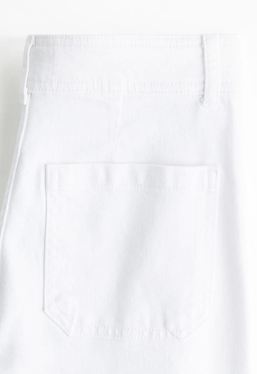 H&M - Flared high jeans - white