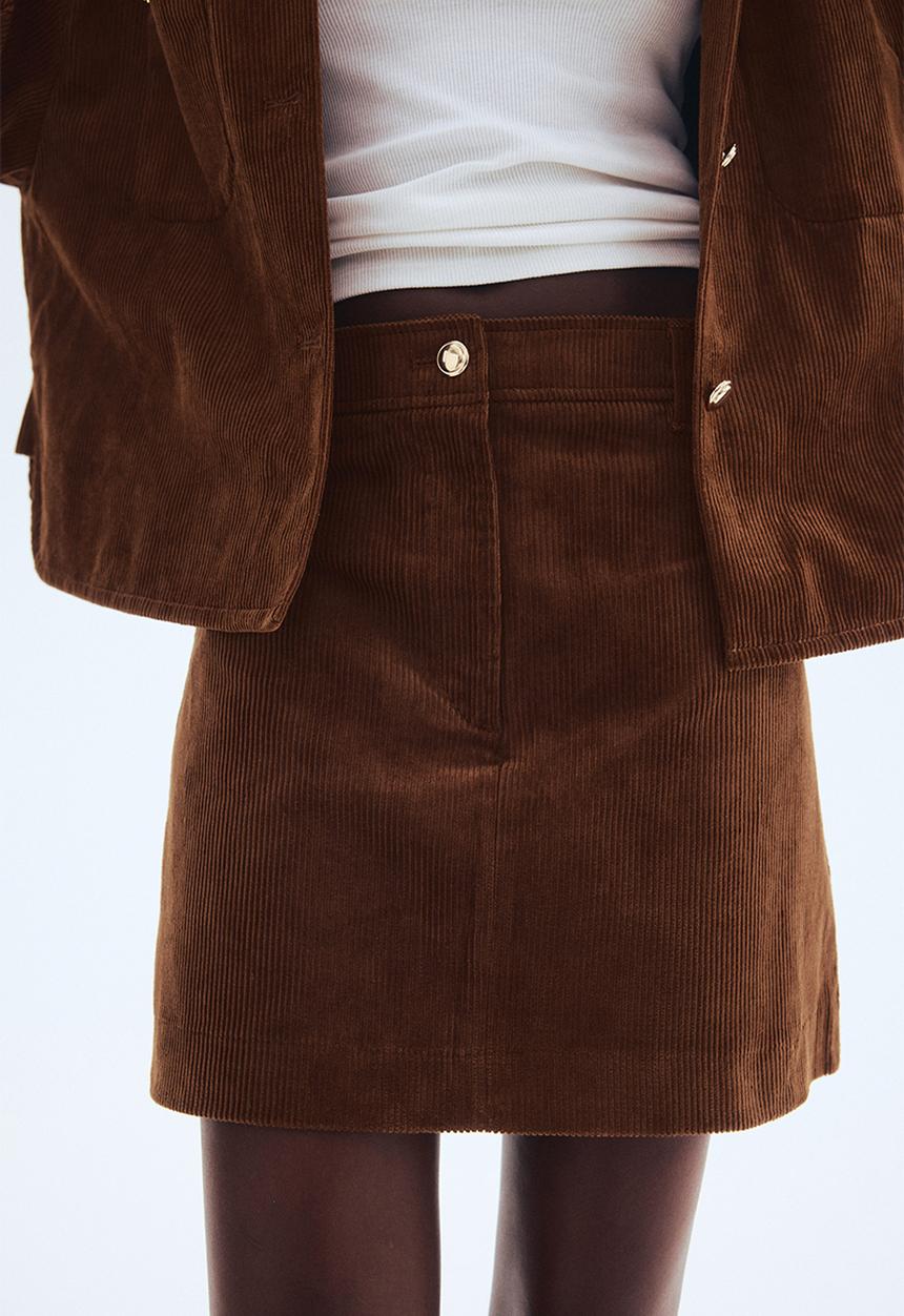 H&M - Mini skirt - brown