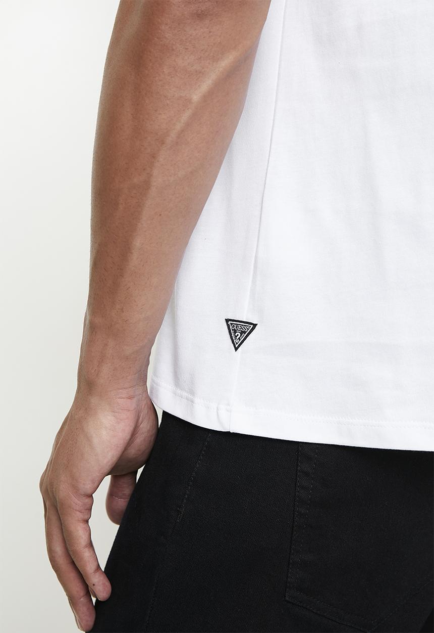 GUESS - Ss Bsc Basic Quattro G Tee - Pure White
