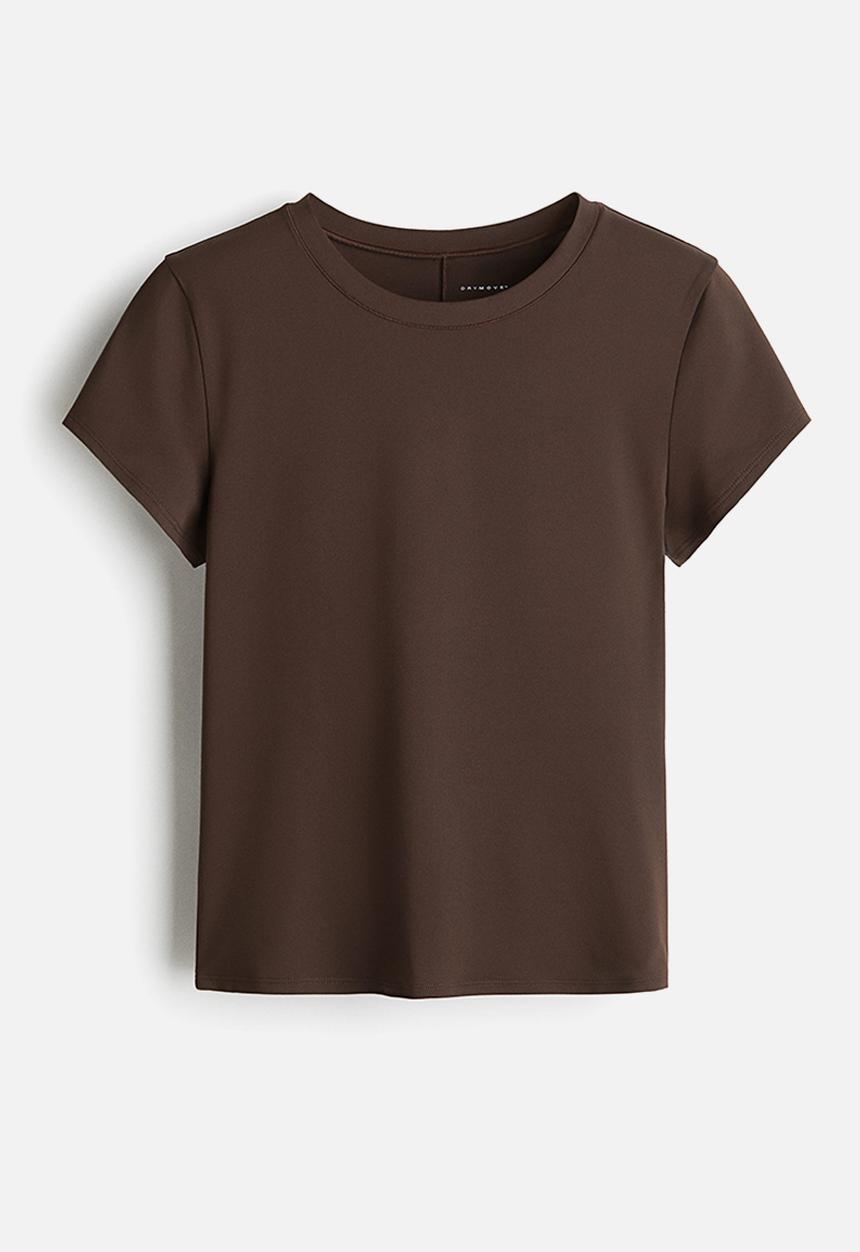 H&M - Sports top with drymove™ - warm brown