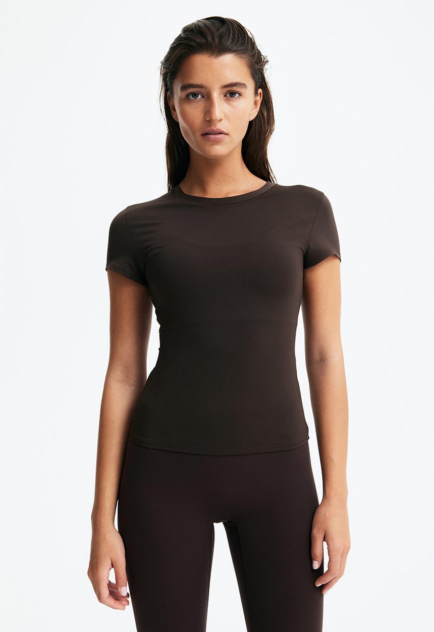 H&M - Sports top with drymove™ - warm brown