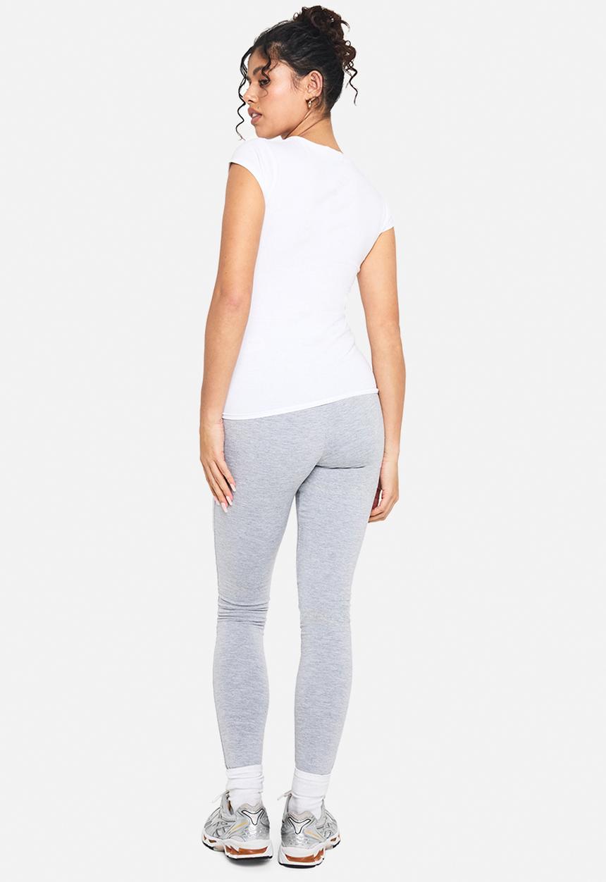 boohoo - Double layer modal jersey legging - grey marl