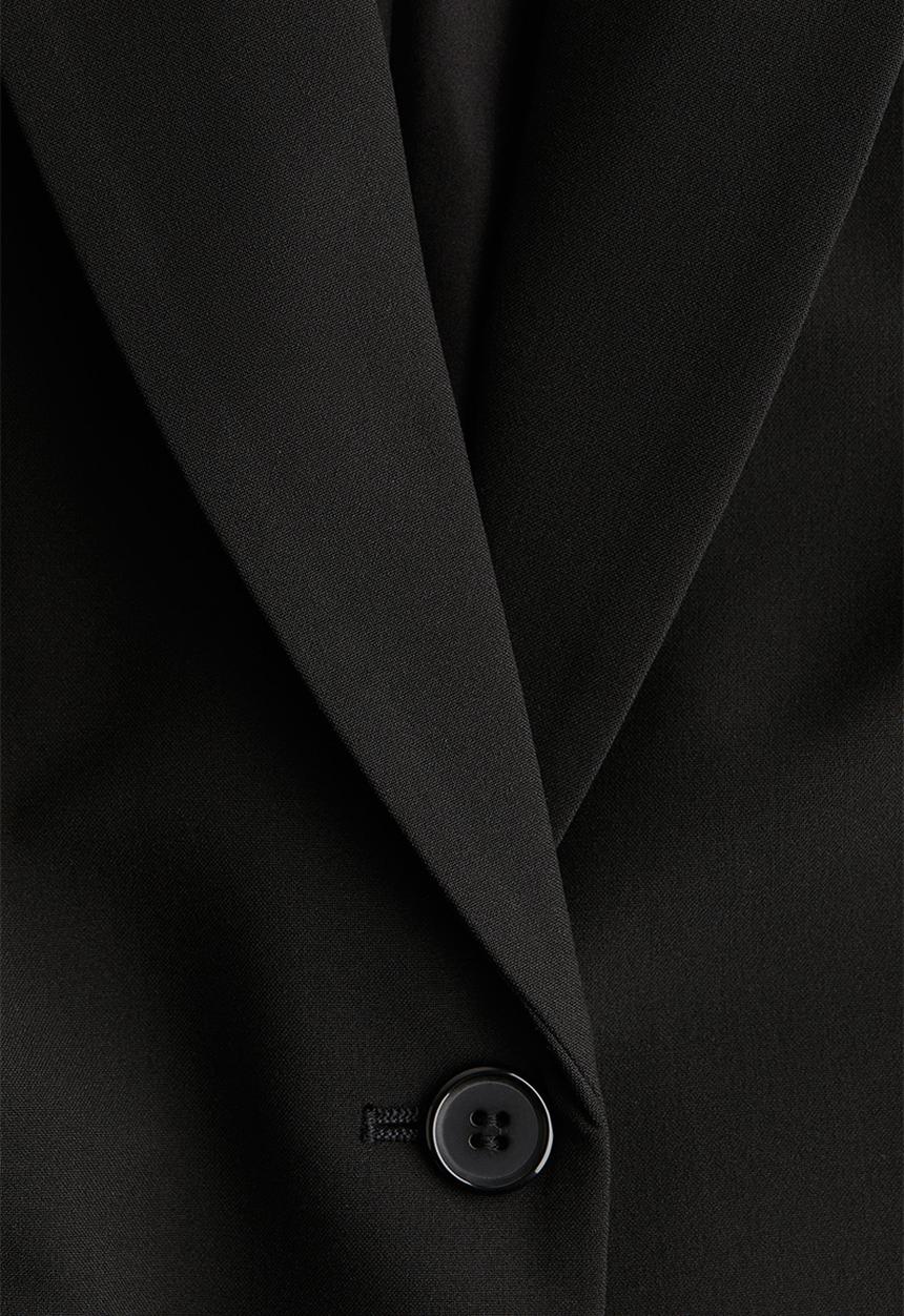 H&M - Fitted blazer - black