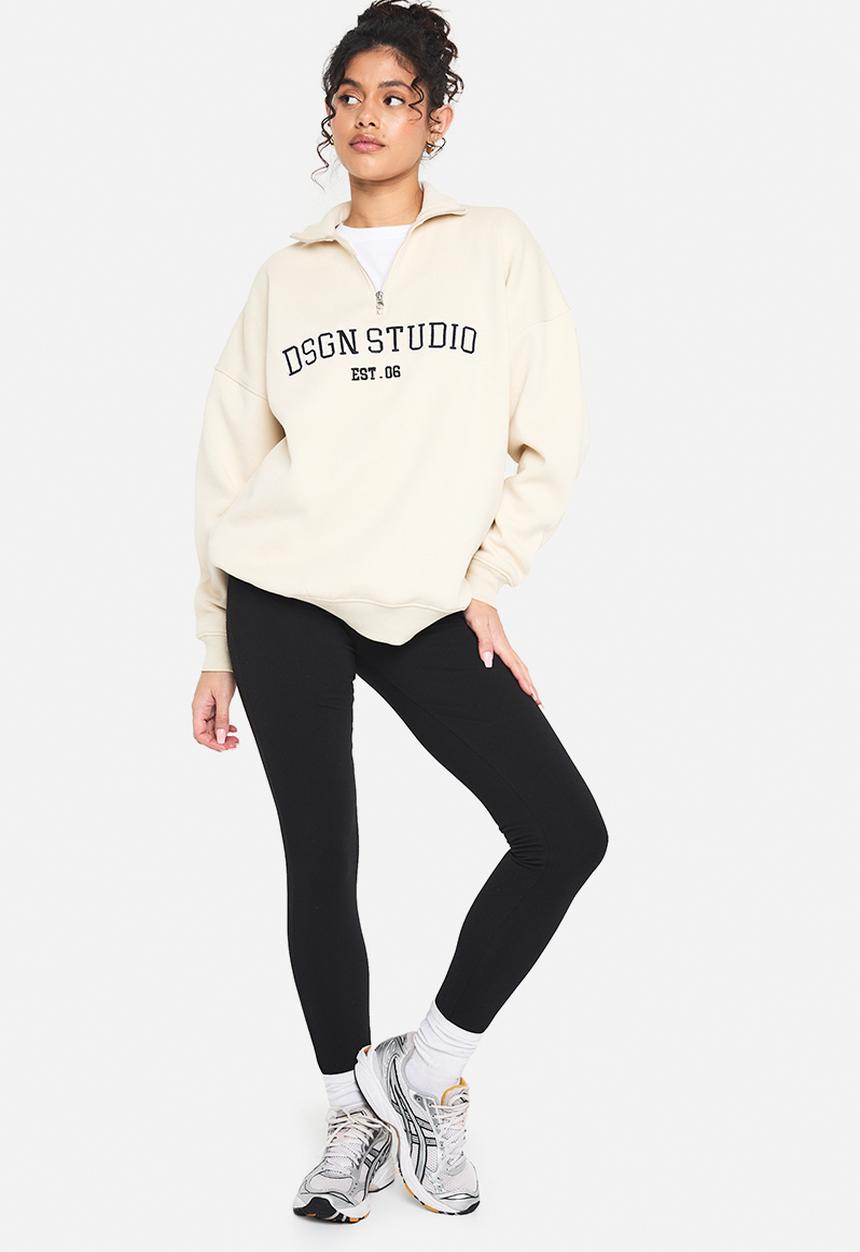 boohoo - Double layer modal jersey legging - black