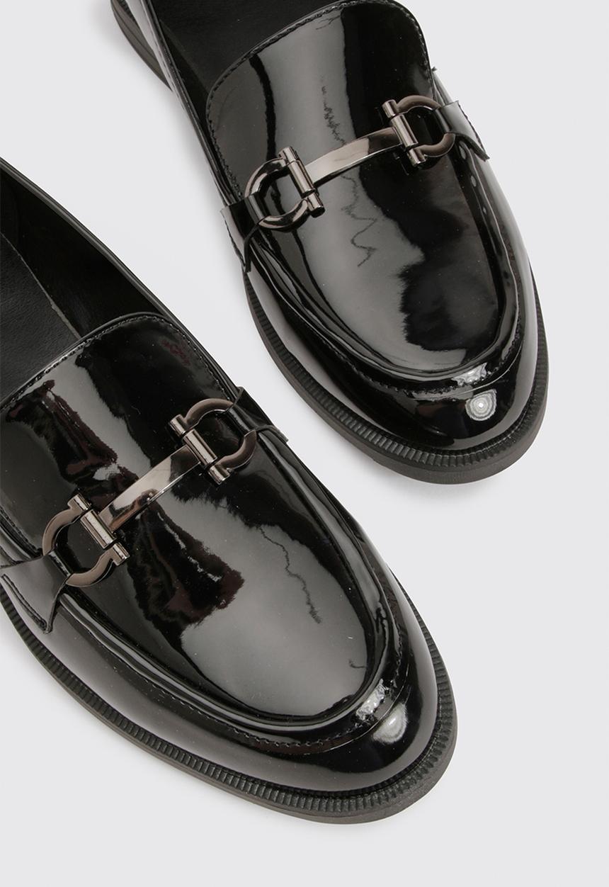 boohoo - Snaffle loafers - black