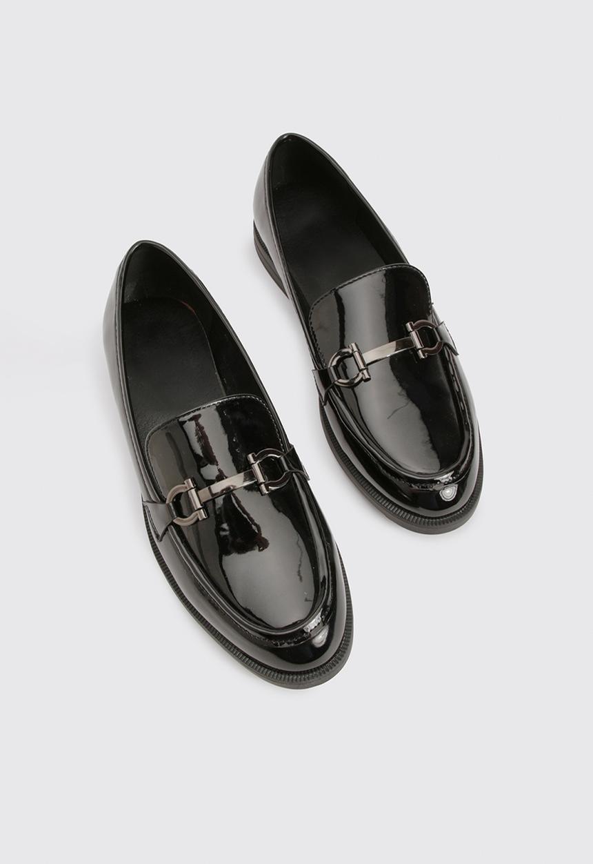boohoo - Snaffle loafers - black