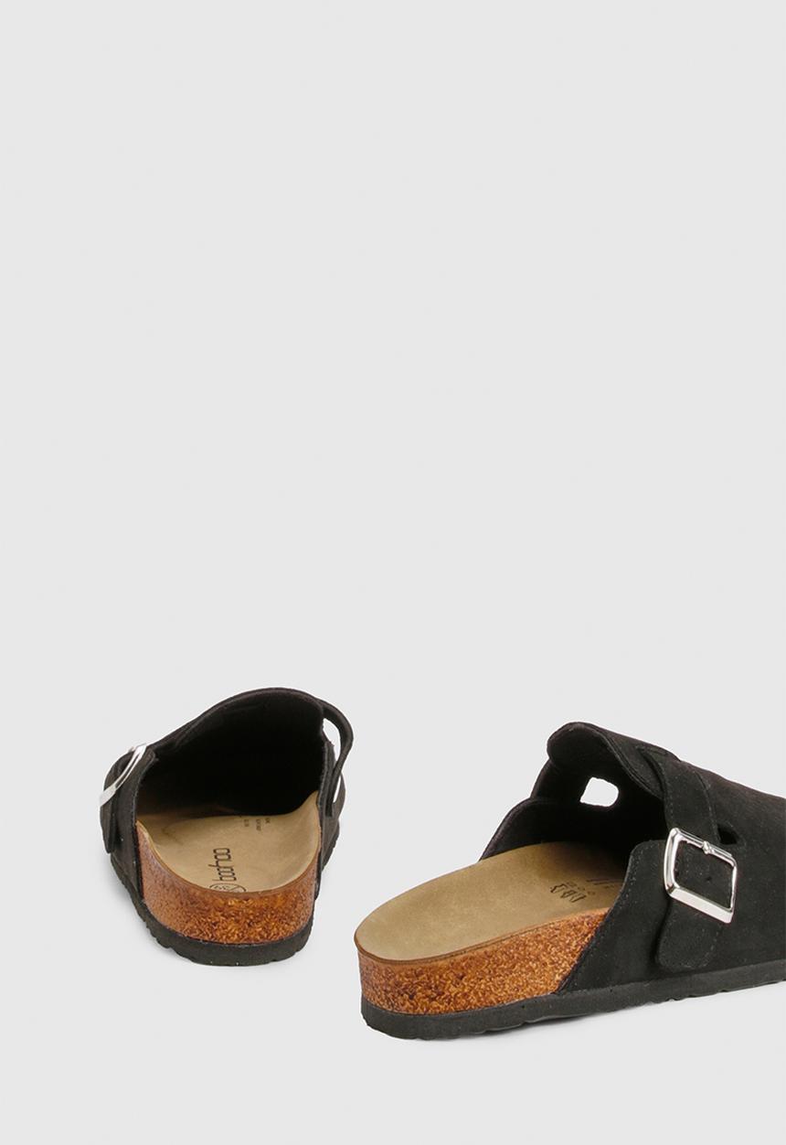 boohoo - Basic closed toe clogs - black