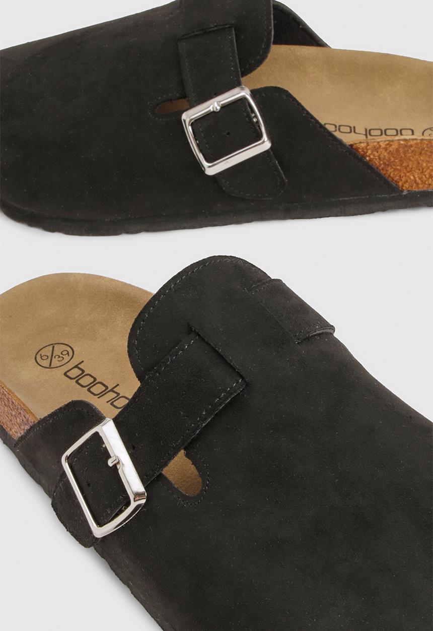 boohoo - Basic closed toe clogs - black