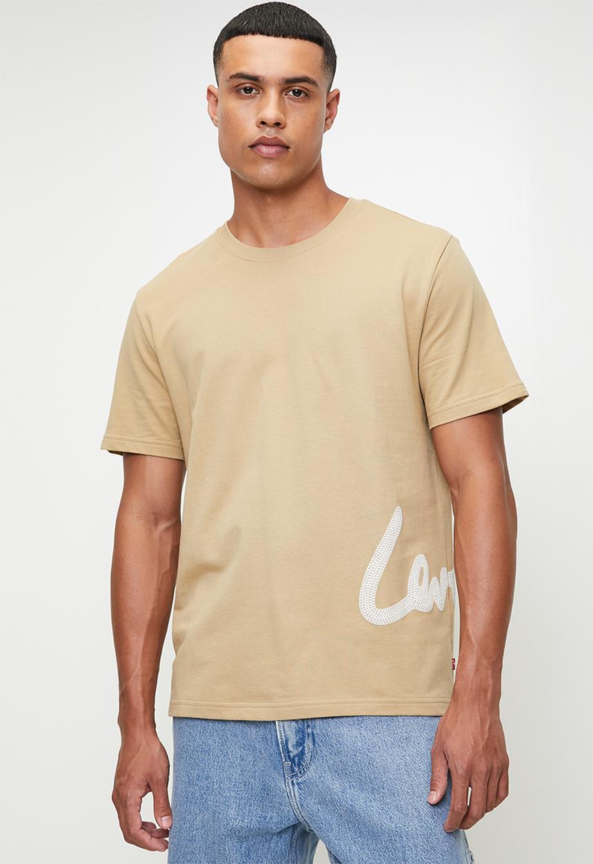 Levi’s® - SP SIDE EMBROIDERY TEE - TRAVERTINE