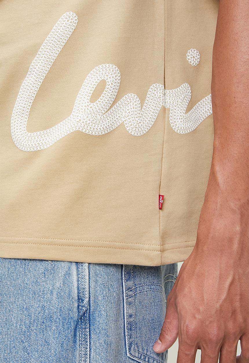 Levi’s® - SP SIDE EMBROIDERY TEE - TRAVERTINE
