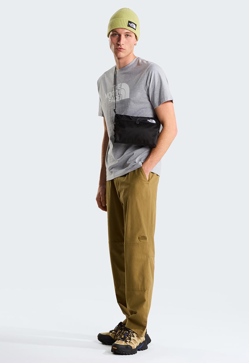 The North Face - M Evolution Half Dome Regular Short Sleeve Tee - Tnf Pale Grey Heather-Tnf White
