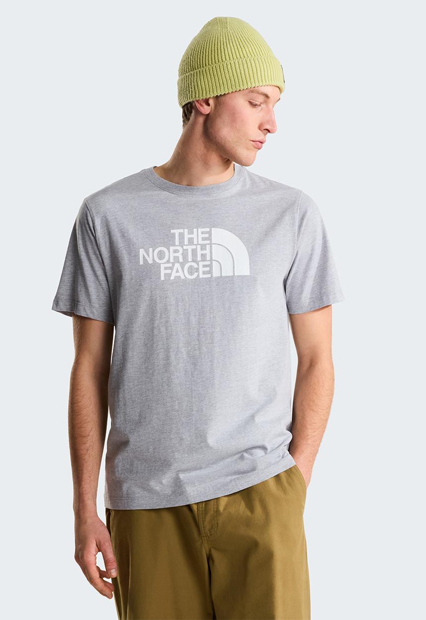 The North Face - M Evolution Half Dome Regular Short Sleeve Tee - Tnf Pale Grey Heather-Tnf White