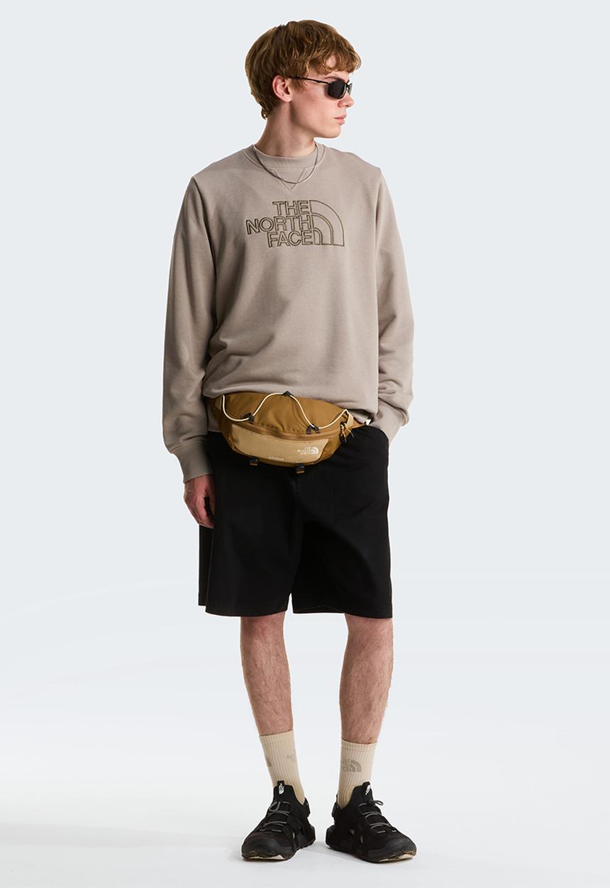 The North Face - Drew Peak Light Regular Crew - Stone Slab-New Taupe Green