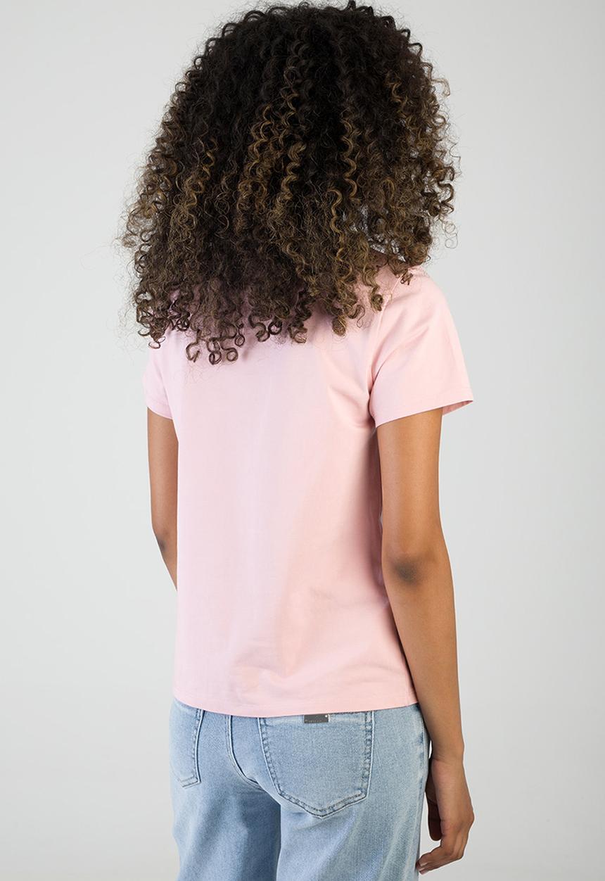 SISSY BOY - Caught Your Eye: T-shirt With Bling Branded Transfer - Pale Pink