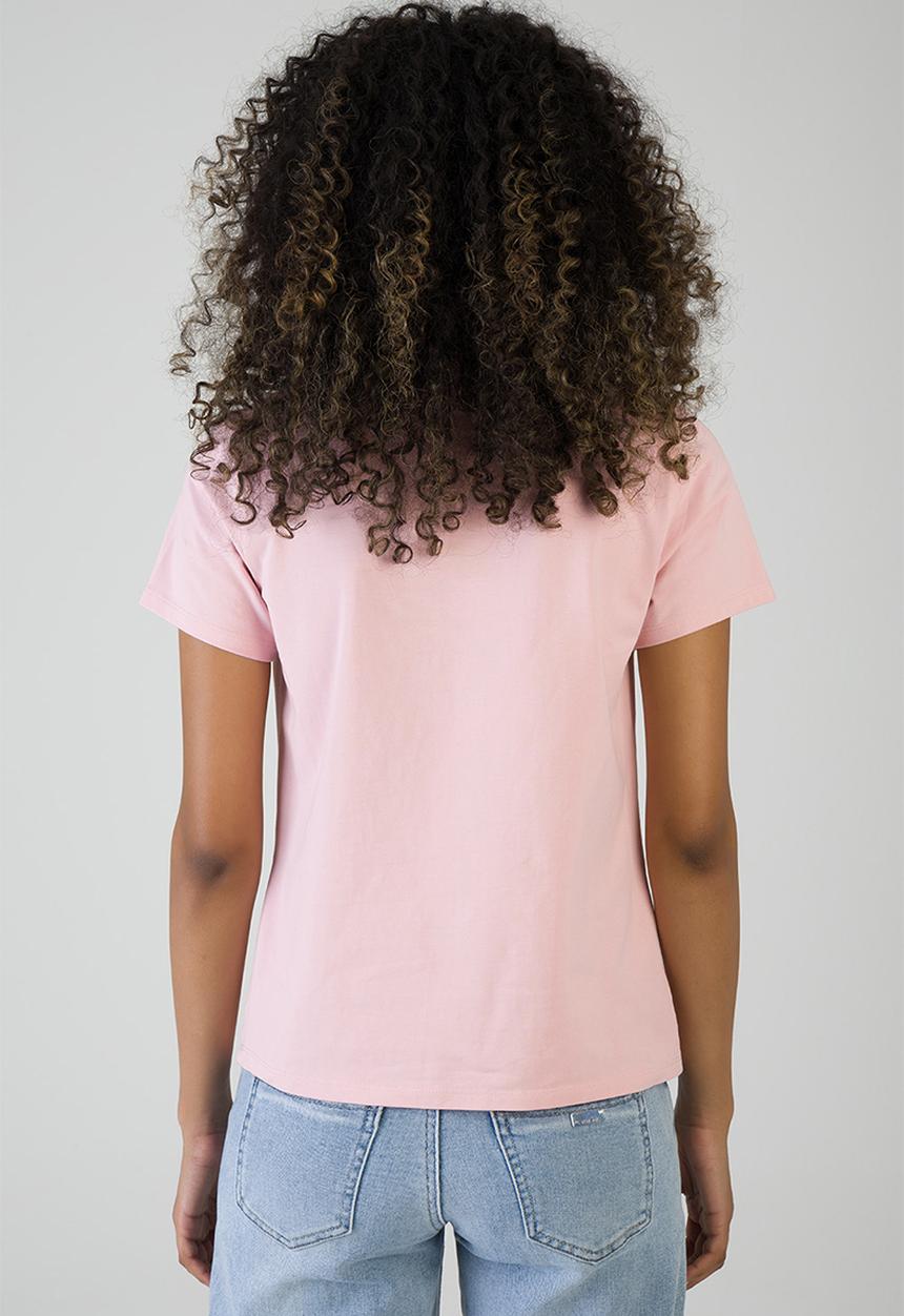 SISSY BOY - Caught Your Eye: T-shirt With Bling Branded Transfer - Pale Pink