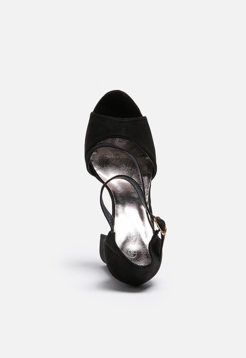 Missguided - Asymmetric Strap Platform