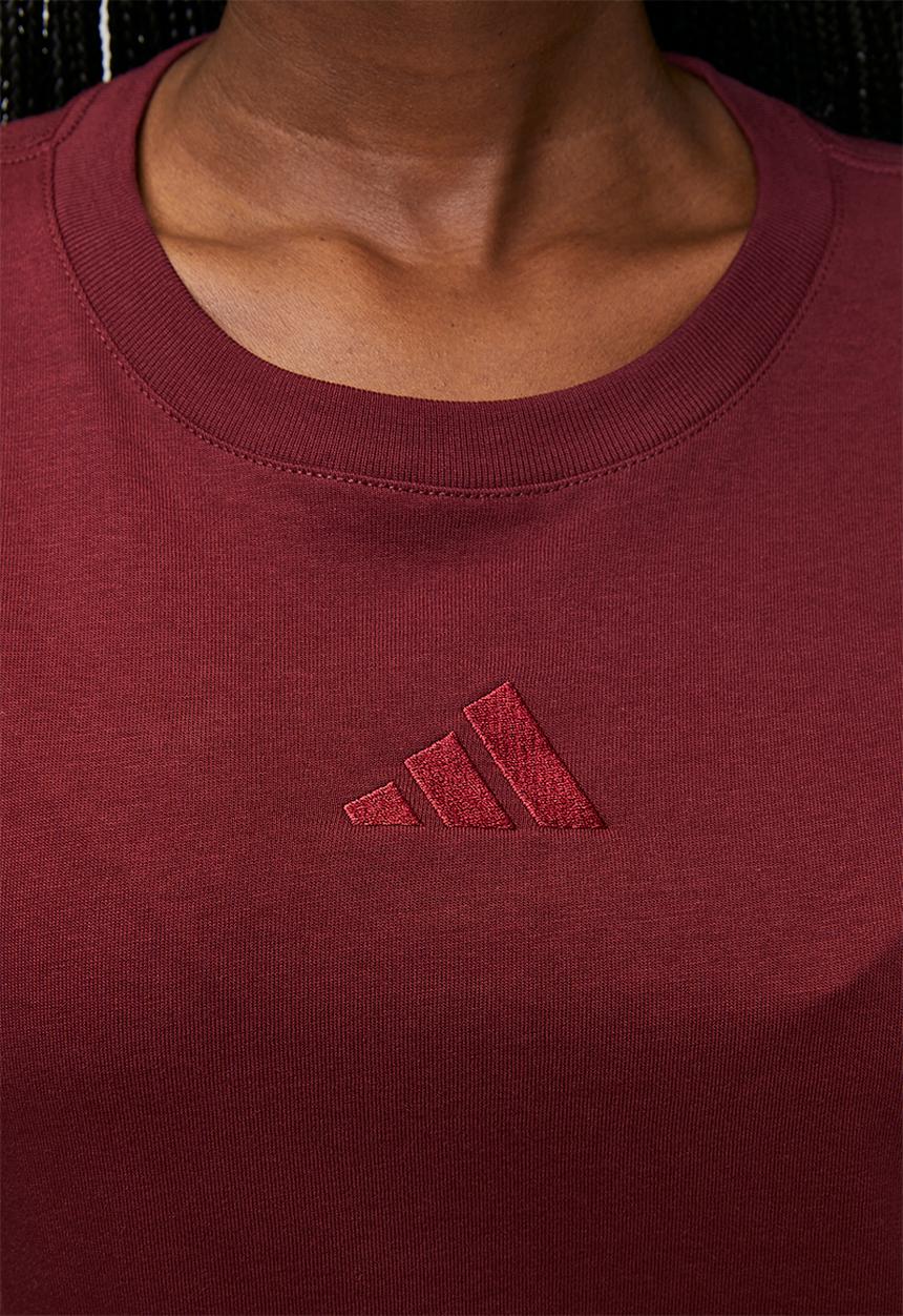 adidas Performance - W Sl Sj T S26 - Shadow Red/Collegiate Burgundy