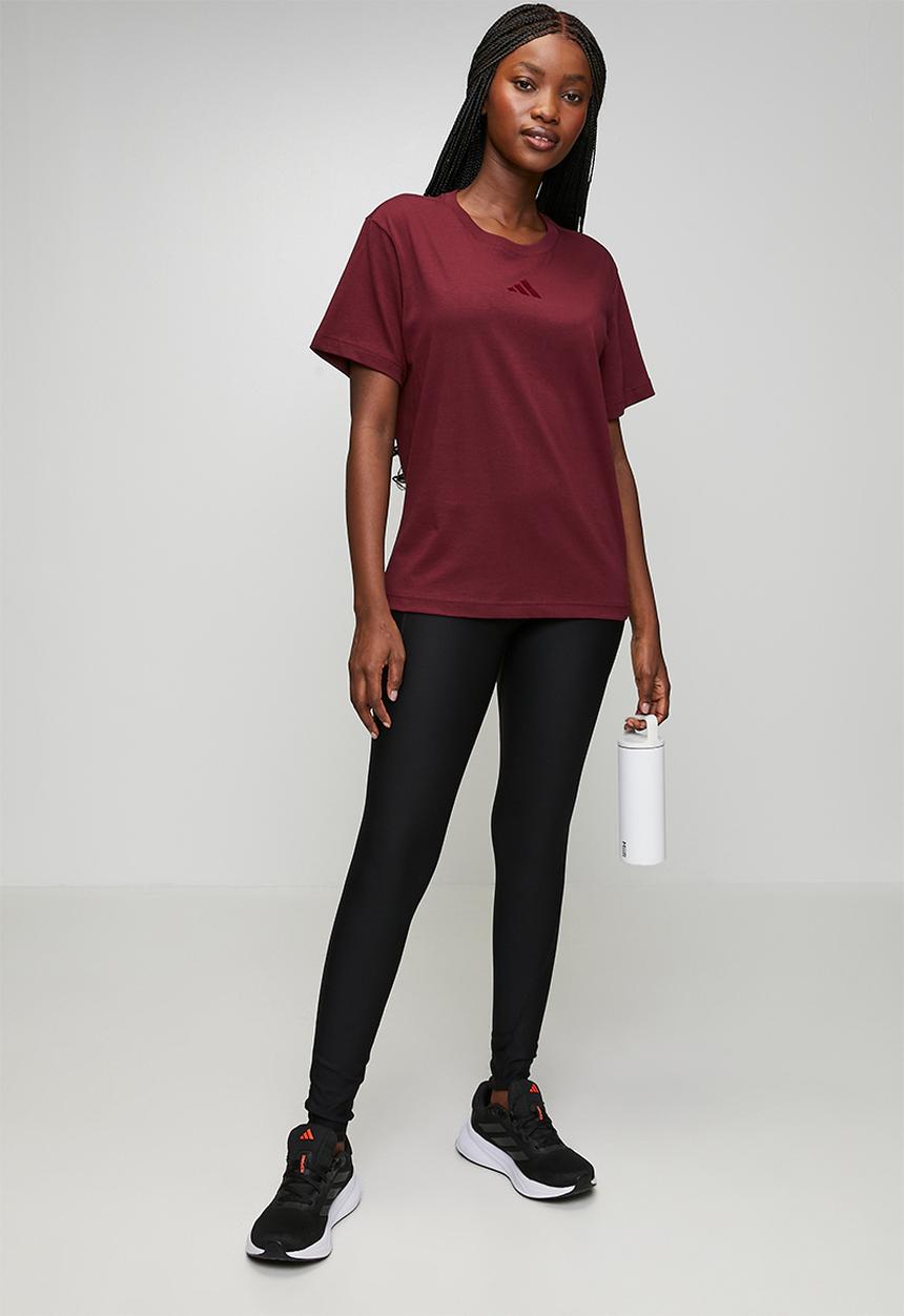 adidas Performance - W Sl Sj T S26 - Shadow Red/Collegiate Burgundy