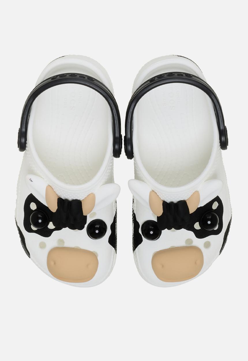Crocs - Classic iam cow clog t - white