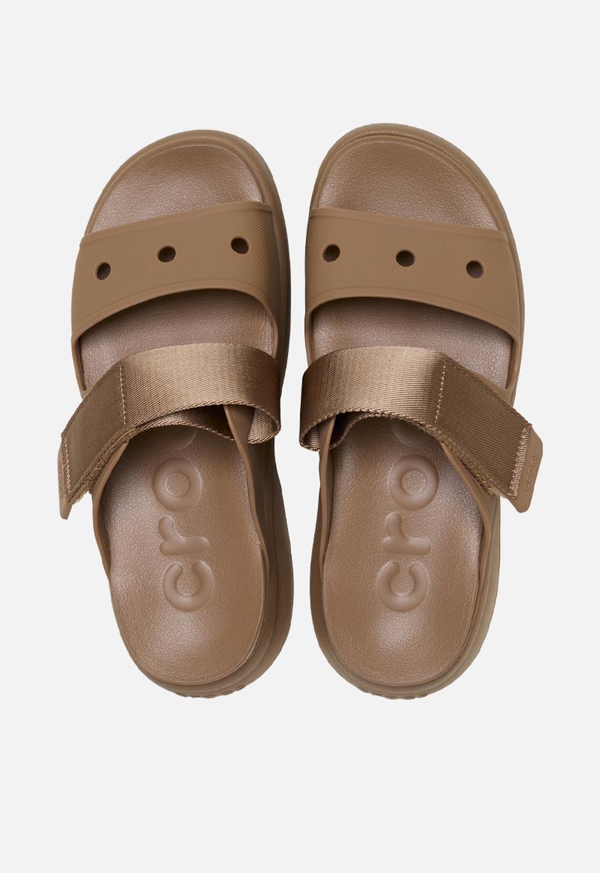 Crocs - soho two strap sandalslide - brown