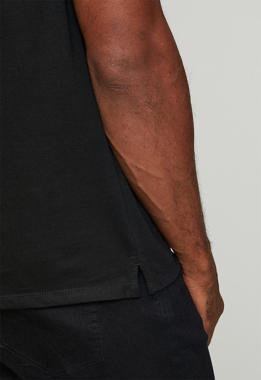 Pringle of Scotland - Roger Embroidery Tee - Black