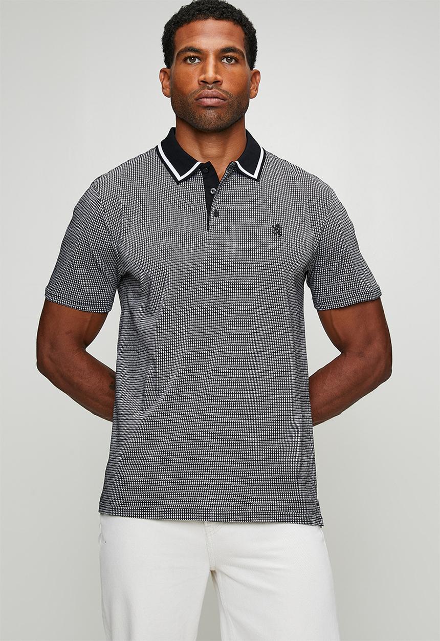 Pringle of Scotland - Mark Jacquard Golfer - Black