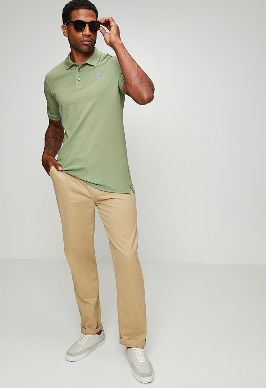 Pringle of Scotland - Austyn Pique Golfer - Green