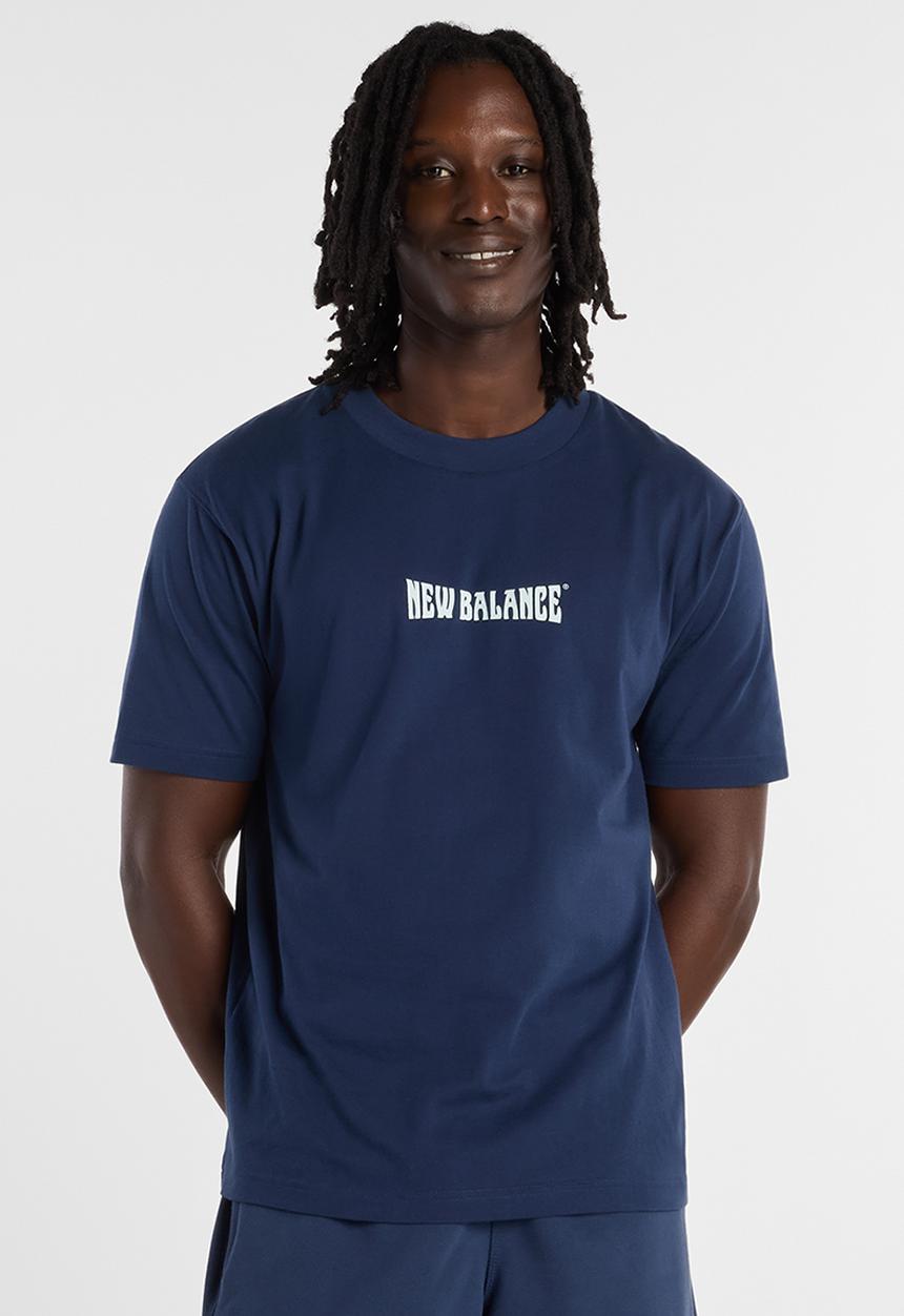 New Balance  - Wavey T-Shirt - Blue