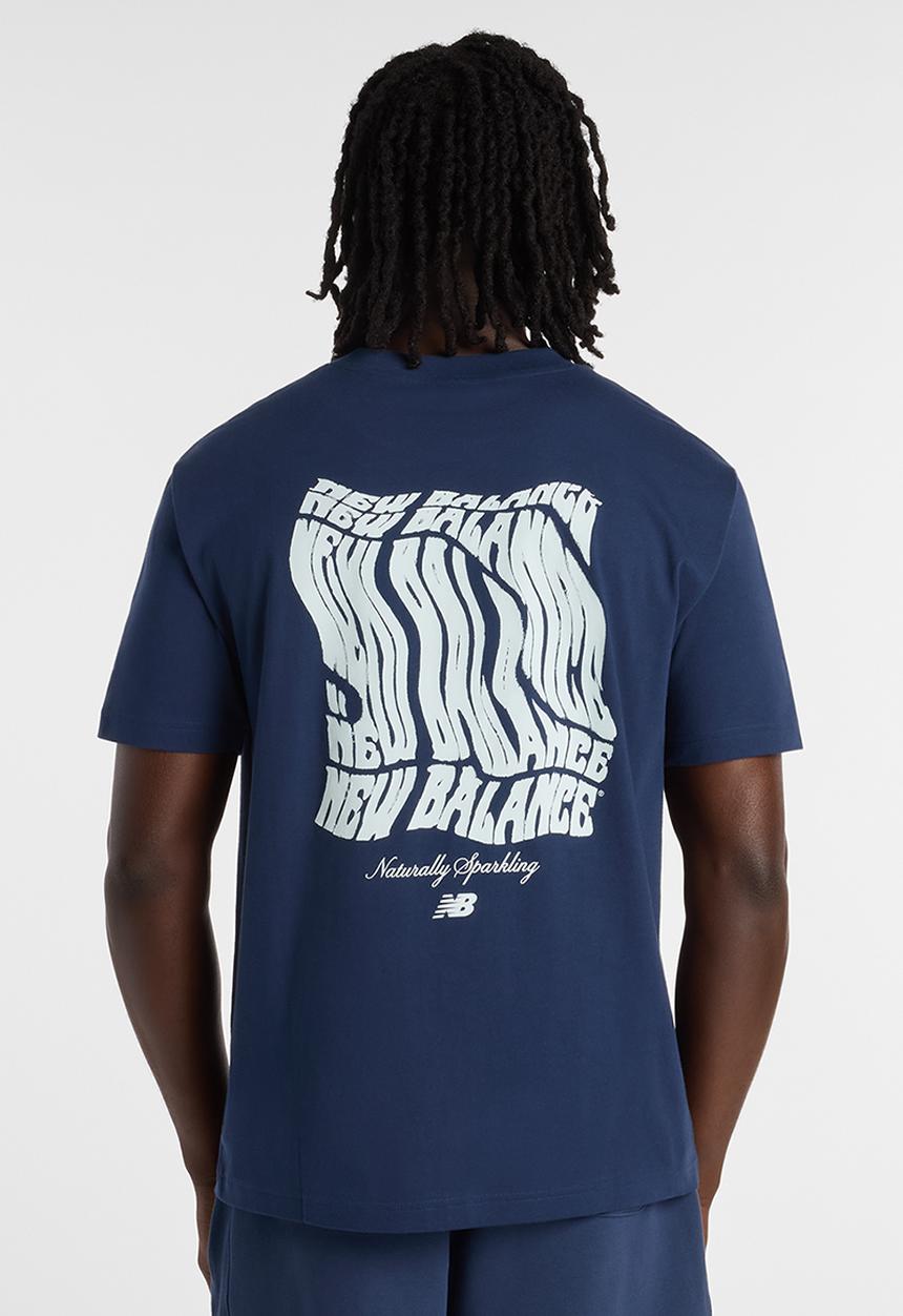 New Balance  - Wavey T-Shirt - Blue