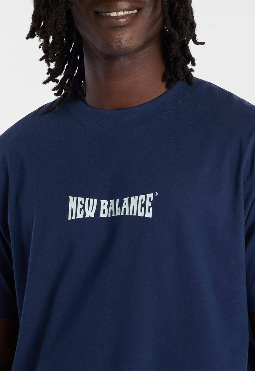 New Balance  - Wavey T-Shirt - Blue