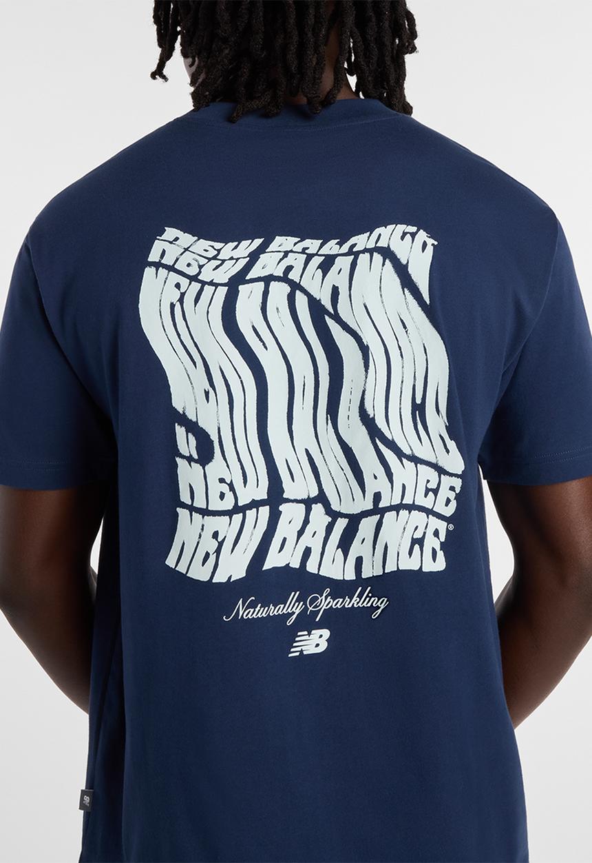 New Balance  - Wavey T-Shirt - Blue