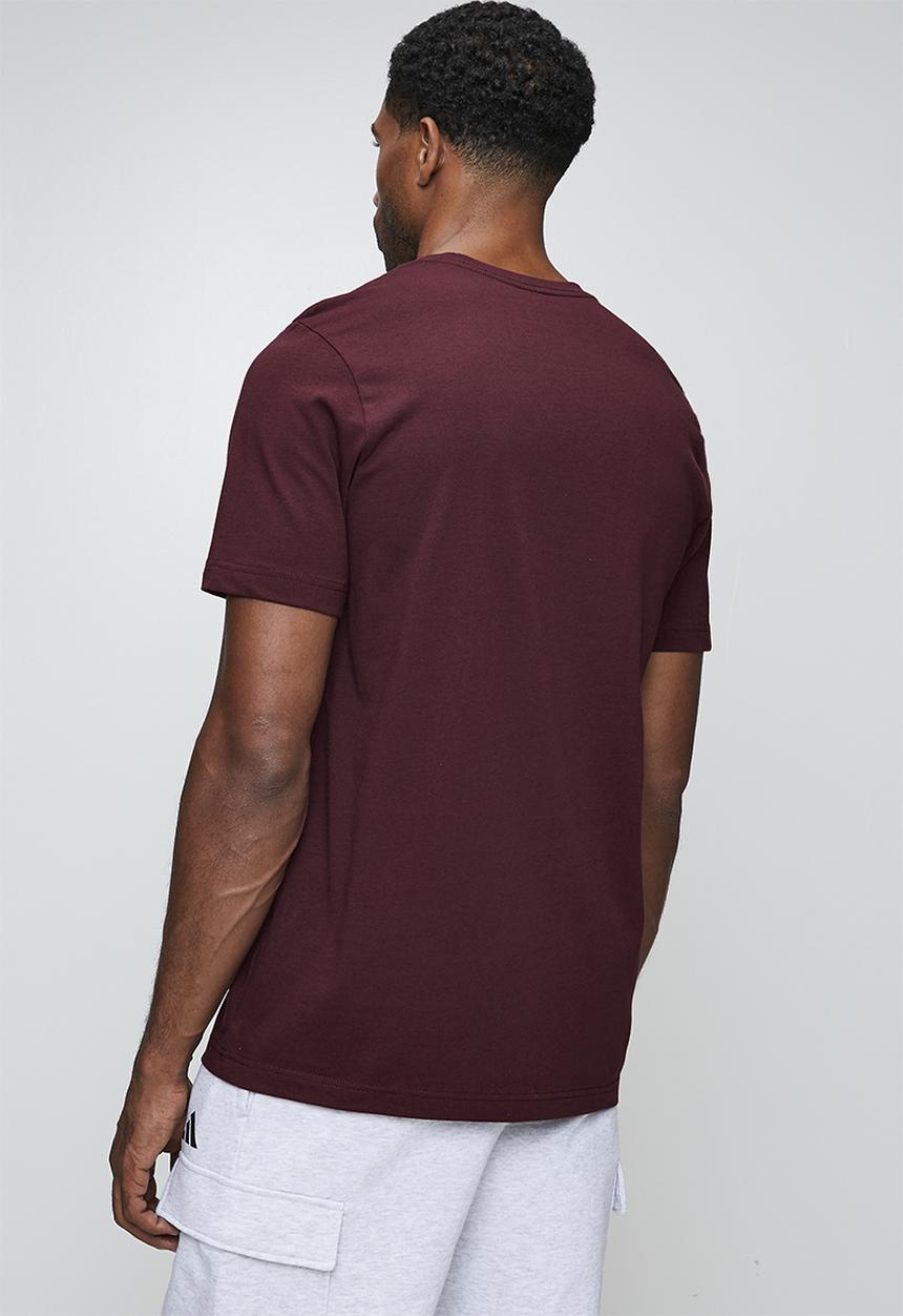 adidas Performance - SL SJ Embroid logo Tee  - Shadow red
