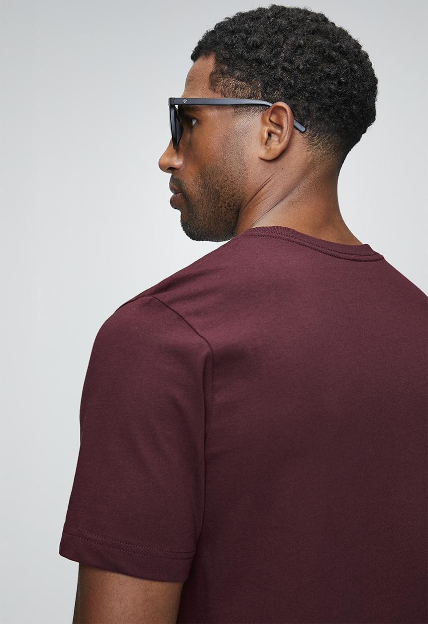 adidas Performance - SL SJ Embroid logo Tee  - Shadow red