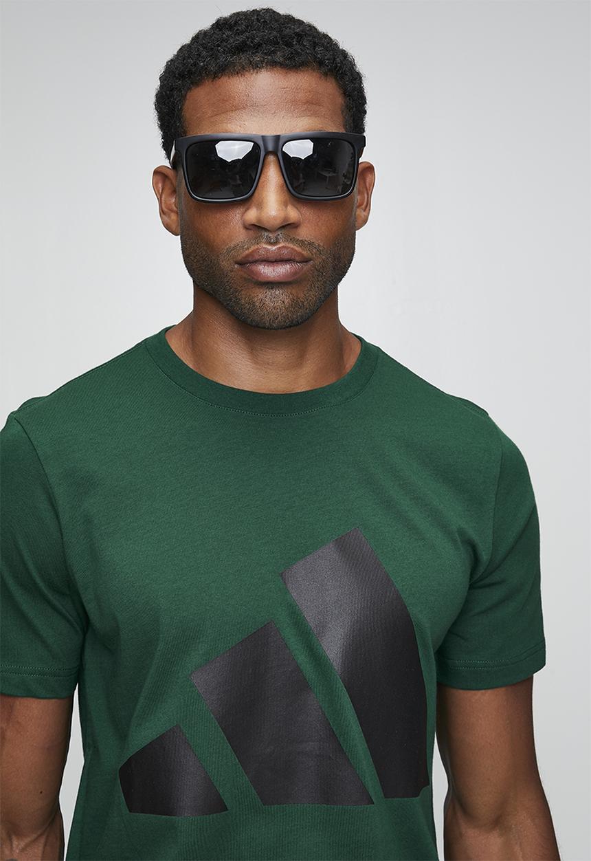 adidas Performance - Big Logo SJ Tee - Collegiate Green / black