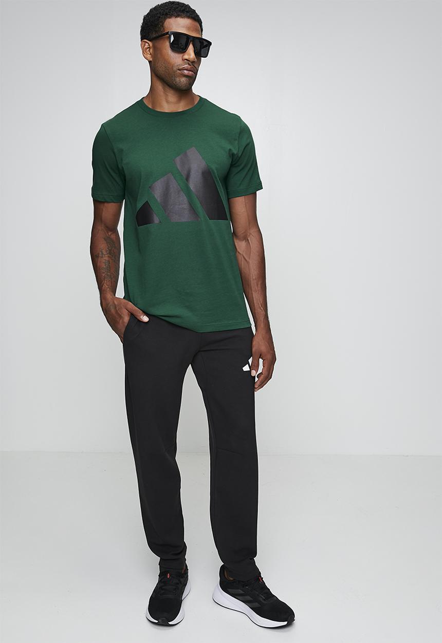 adidas Performance - Big Logo SJ Tee - Collegiate Green / black