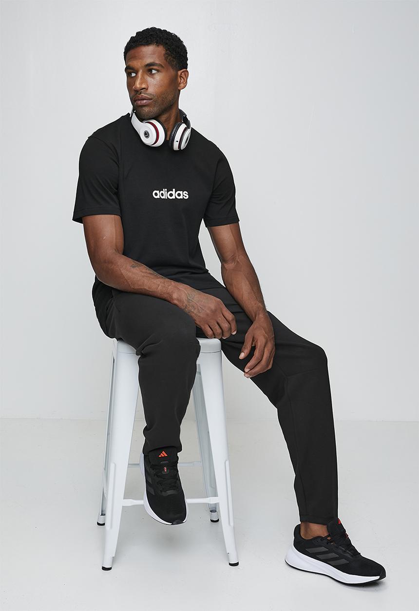 adidas Performance - Linear SJ Tee  - black/white