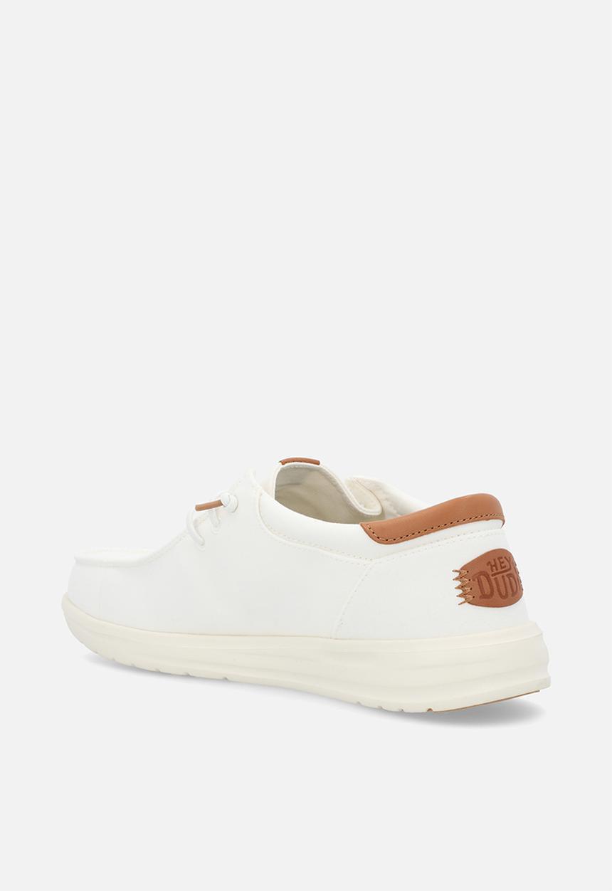 Hey Dude - Paul Canvas - White