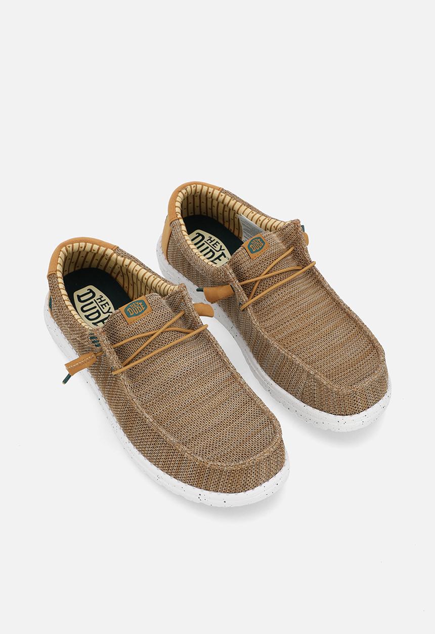 Hey Dude - Wally Stretch Sox - Bone Brown/Multi