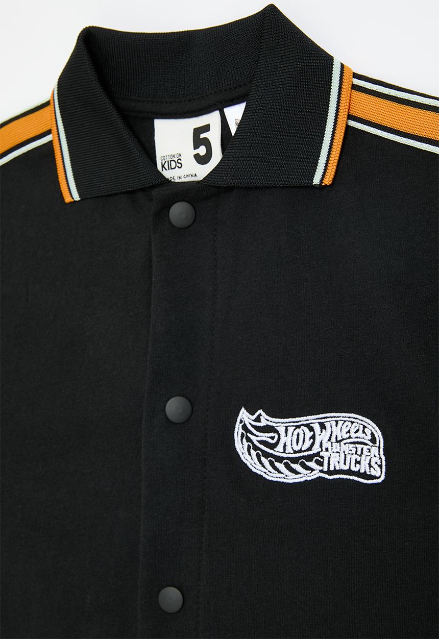 Cotton On - License Short Sleeve Jersey Shirt - Lcn Mat Black/Tiger Shark