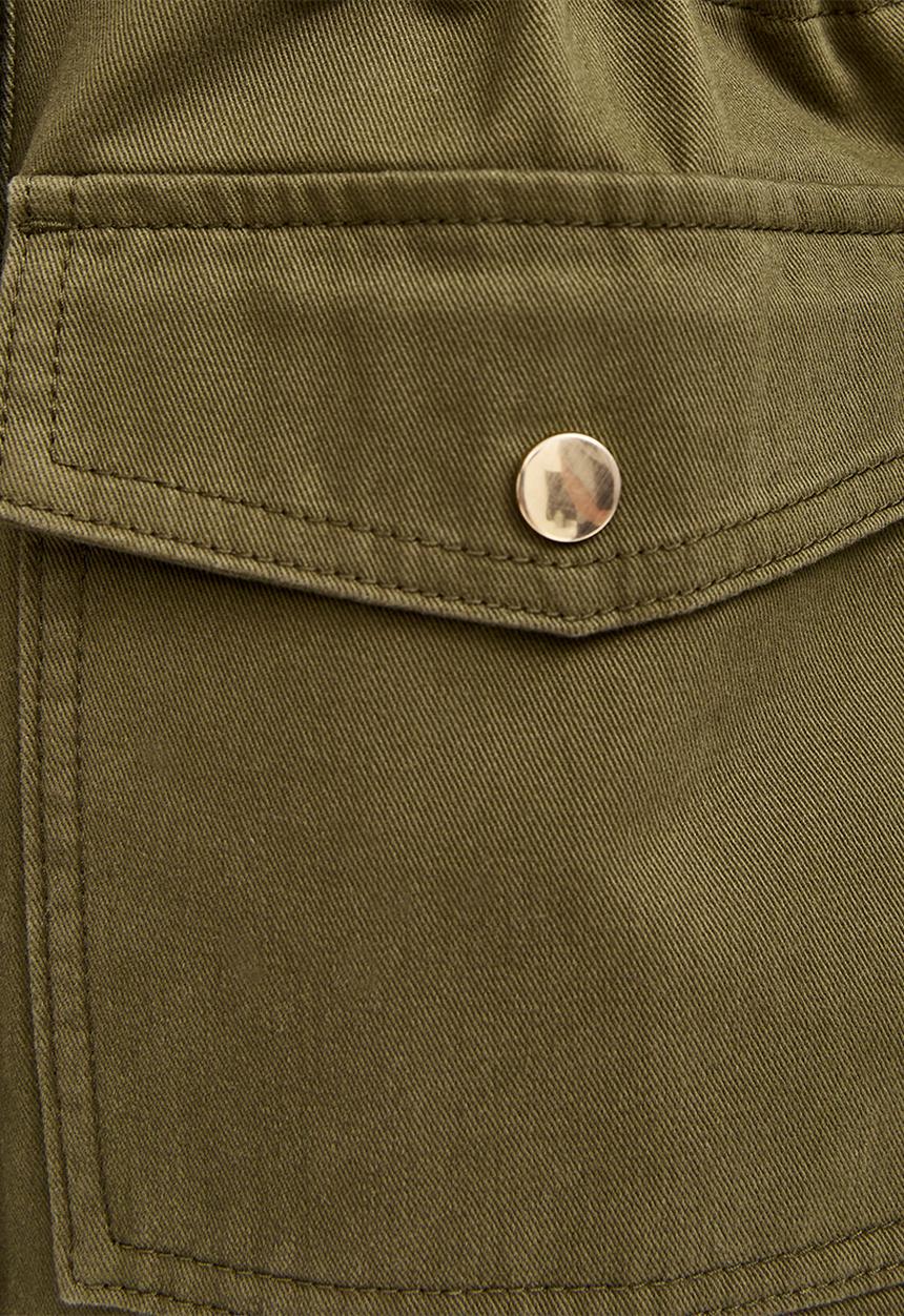 New Look - Poppy shacket - light khaki