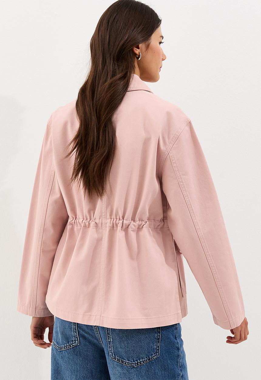 New Look - Poppy shacket - pale pink