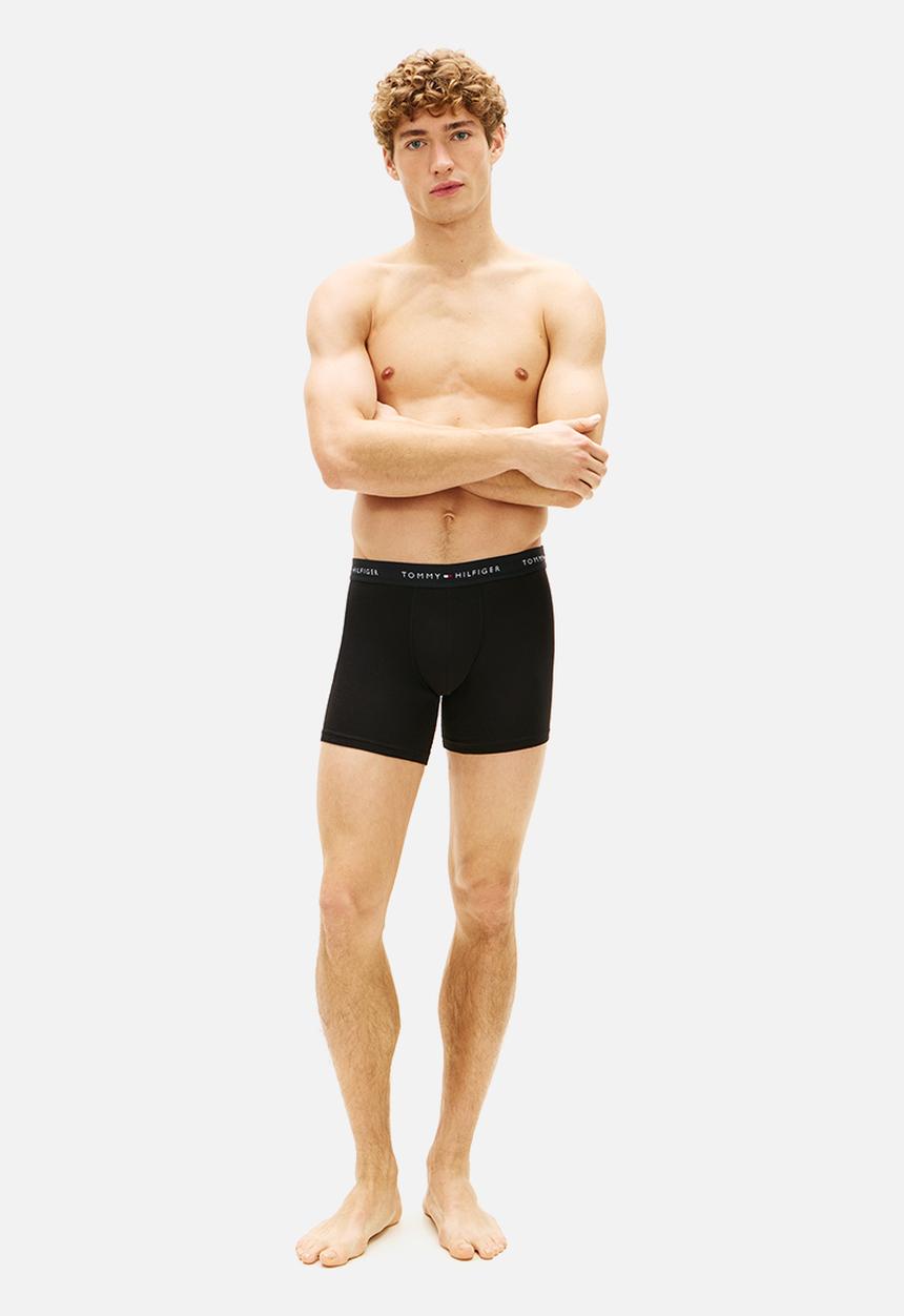 Tommy Hilfiger - 3P Boxer Brief Wb - Blk/Blk/Blk