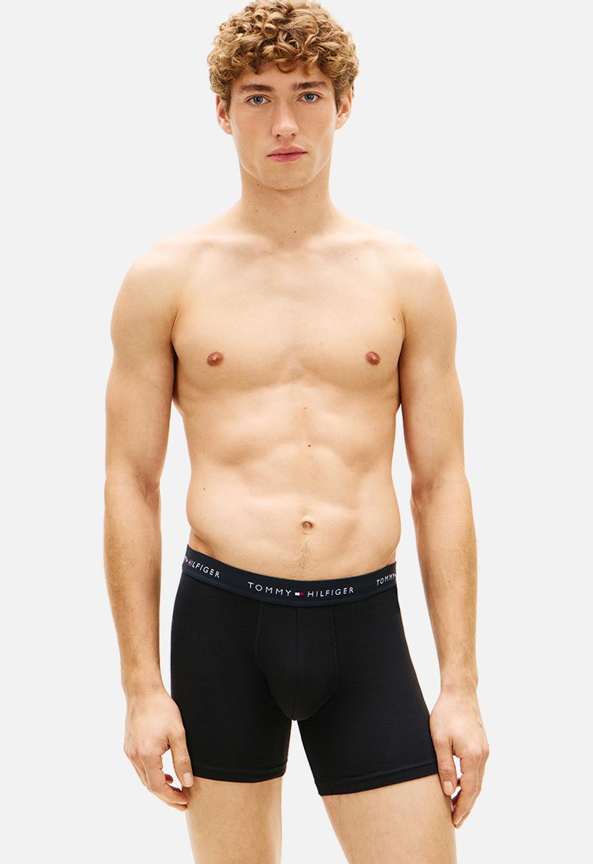 Tommy Hilfiger - 3P Boxer Brief Wb - Blk/Blk/Blk