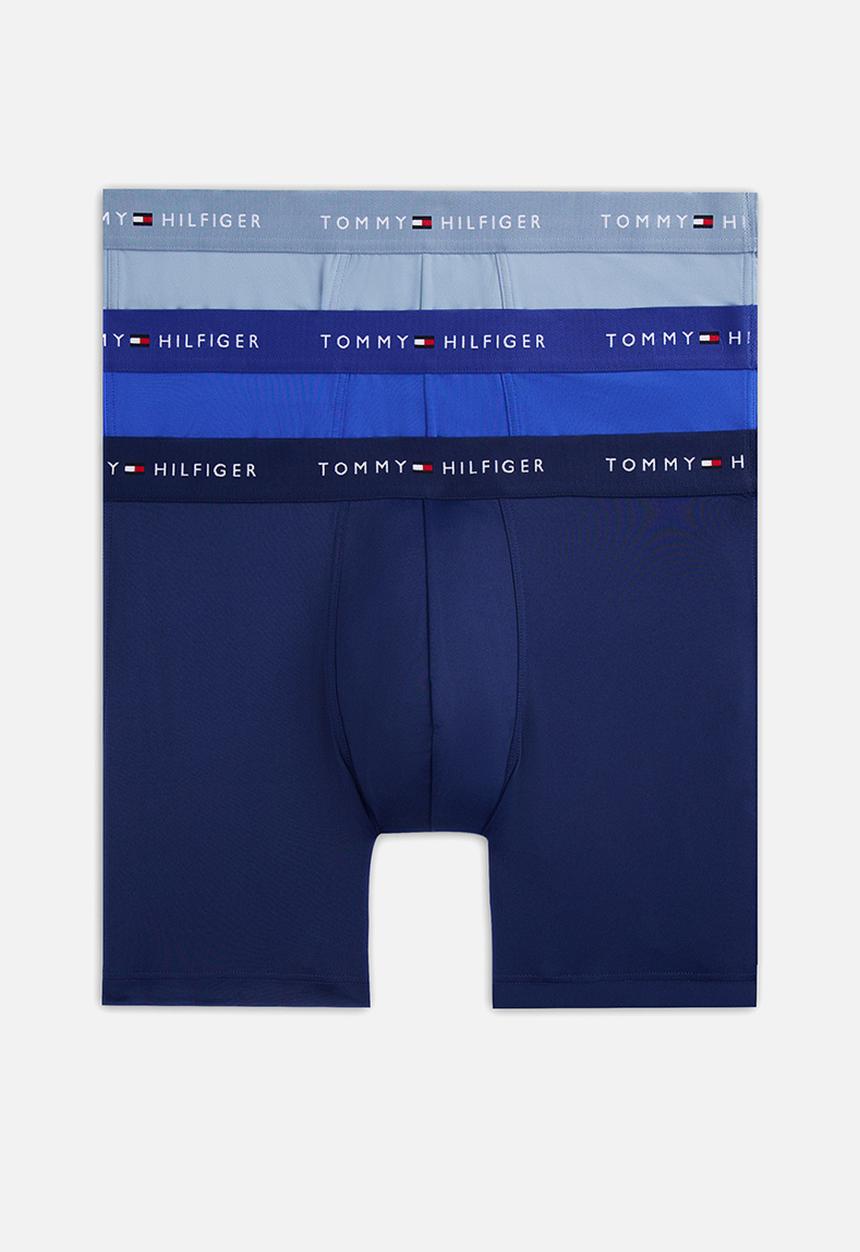 Tommy Hilfiger - 3P Boxer Brief Dtm - Nob Blu/Brsk Blu/Prp Nvy