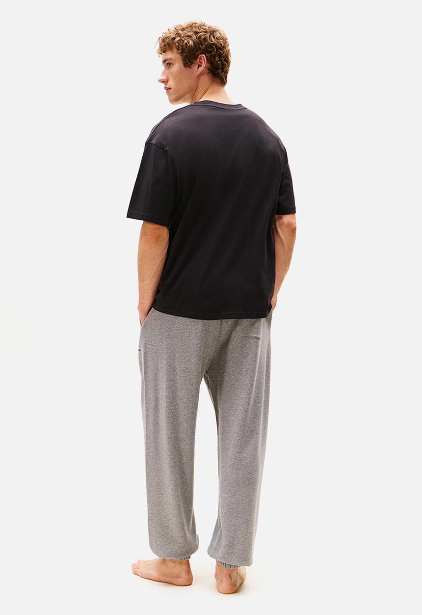 Tommy Hilfiger - Ss Tee Cont. Logo - Black